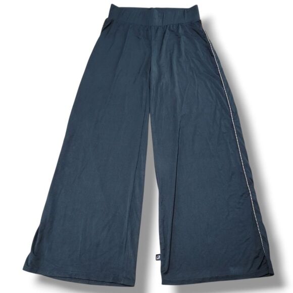 Terez Pants Medium W26"xL27.5" Activewear Wide Leg Capri Pants Crop Pants Black - Picture 1 of 8